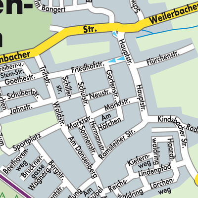 Stadtplan Mackenbach