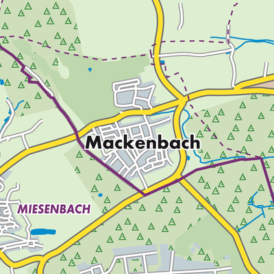 Übersichtsplan Mackenbach