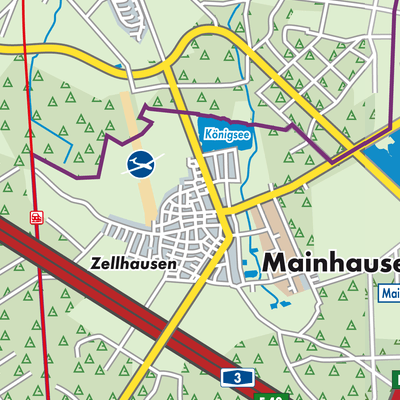 Übersichtsplan Mainhausen