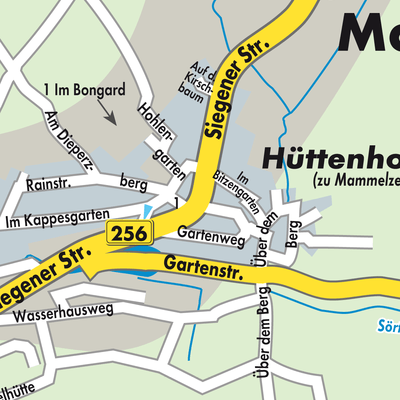 Stadtplan Mammelzen