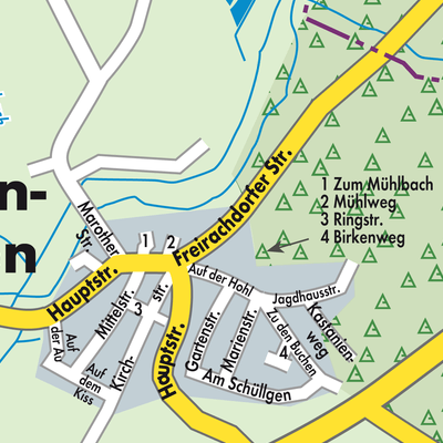 Stadtplan Marienhausen