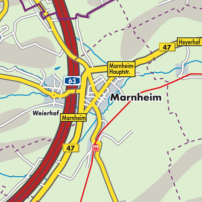Übersichtsplan Marnheim