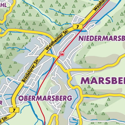 Übersichtsplan Marsberg
