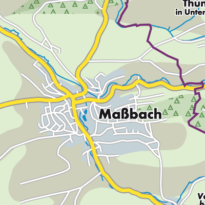 Übersichtsplan Maßbach