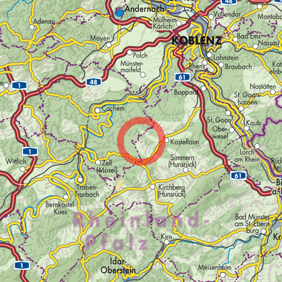 Landkarte Mastershausen