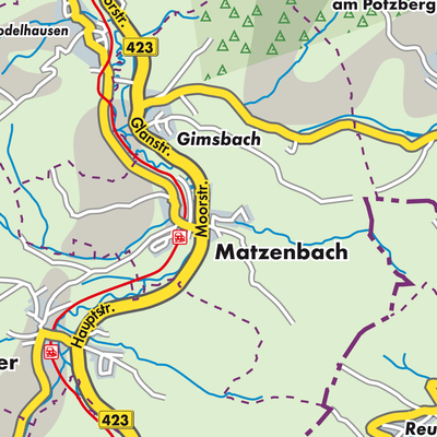 Übersichtsplan Matzenbach