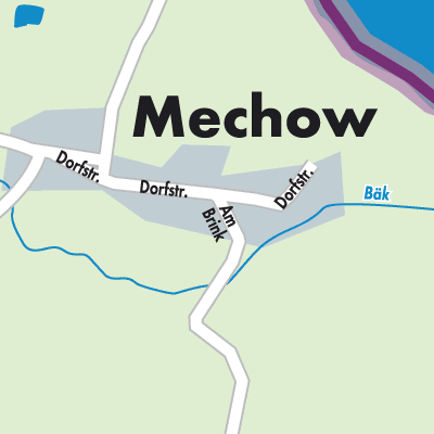 Stadtplan Mechow