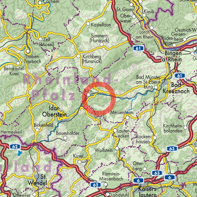 Landkarte Meckenbach
