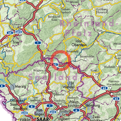 Landkarte Meckenbach