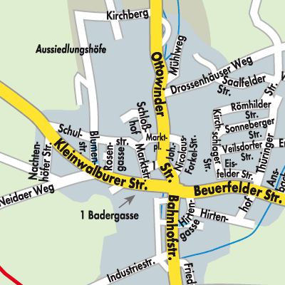 Stadtplan Meeder