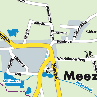 Stadtplan Meezen