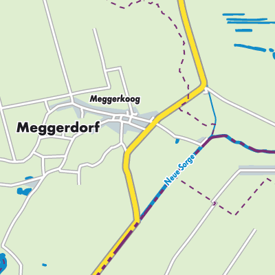 Übersichtsplan Meggerdorf