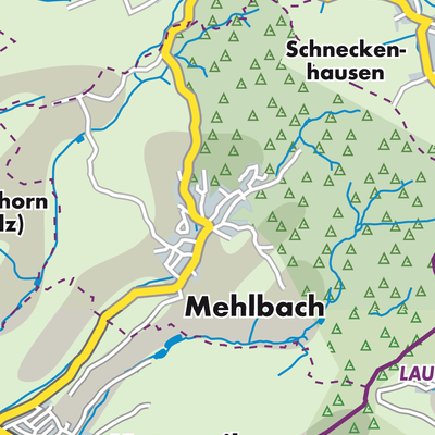 Übersichtsplan Mehlbach