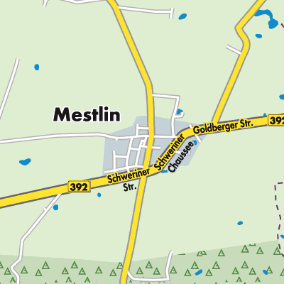 Übersichtsplan Mestlin
