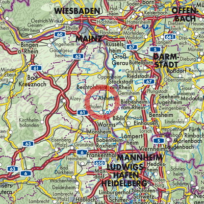 Landkarte Mettenheim