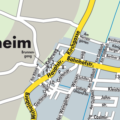 Stadtplan Mettenheim