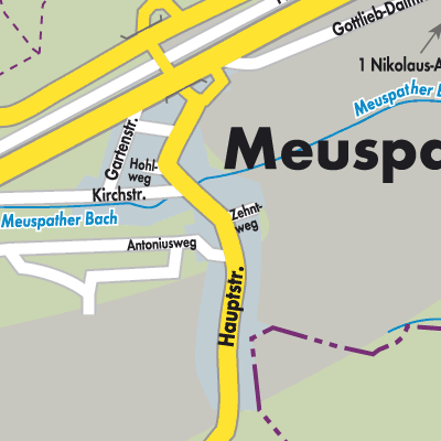 Stadtplan Meuspath