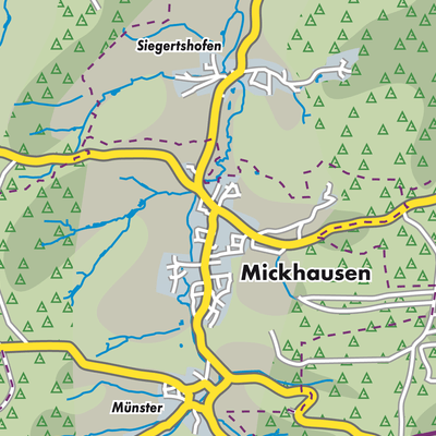 Übersichtsplan Mickhausen
