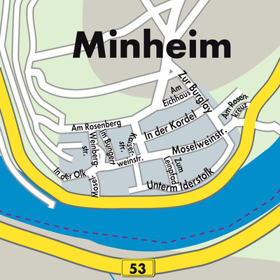 Stadtplan Minheim