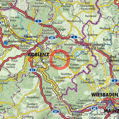 Landkarte Misselberg