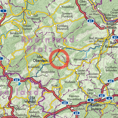 Landkarte Mittelreidenbach
