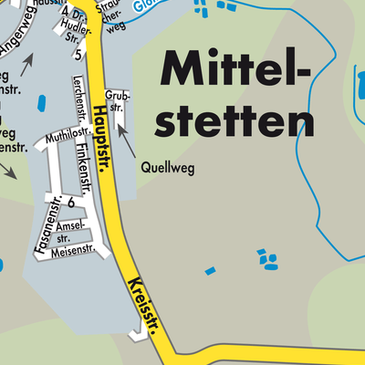 Stadtplan Mittelstetten