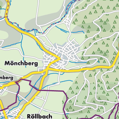 Übersichtsplan Mönchberg