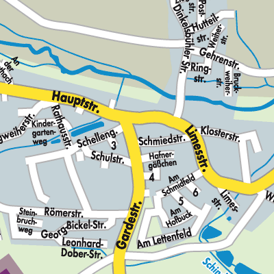 Stadtplan Mönchsroth