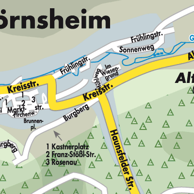 Stadtplan Mörnsheim