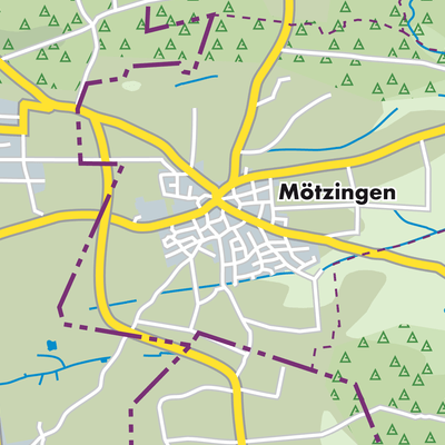 Übersichtsplan Mötzingen