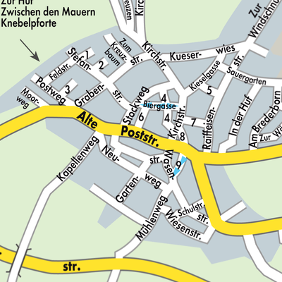 Stadtplan Monzelfeld