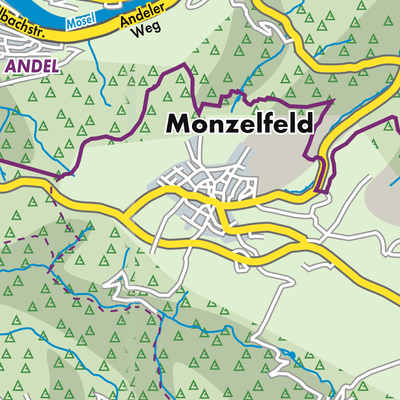 Übersichtsplan Monzelfeld