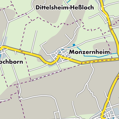 Übersichtsplan Monzernheim