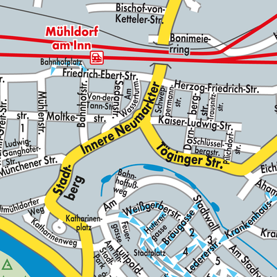Stadtplan Mühldorf a. Inn