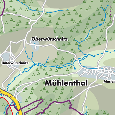 Übersichtsplan Mühlental