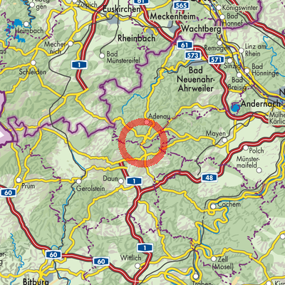 Landkarte Müllenbach