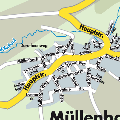 Stadtplan Müllenbach