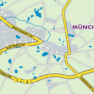 Übersichtsplan Müncheberg