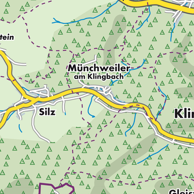 Übersichtsplan Münchweiler am Klingbach