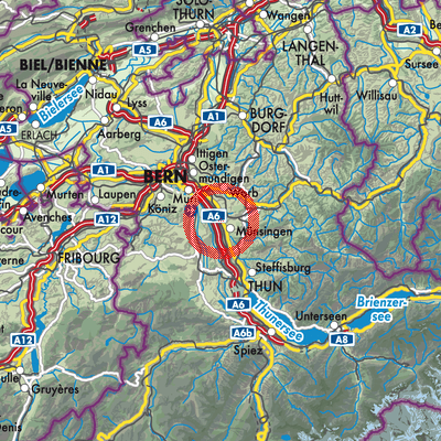 Landkarte Münsingen