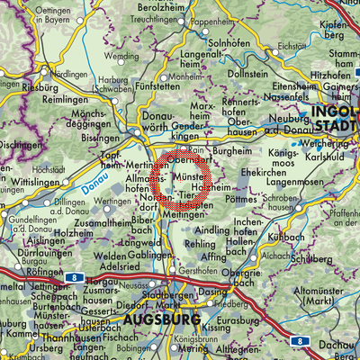 Landkarte Münster