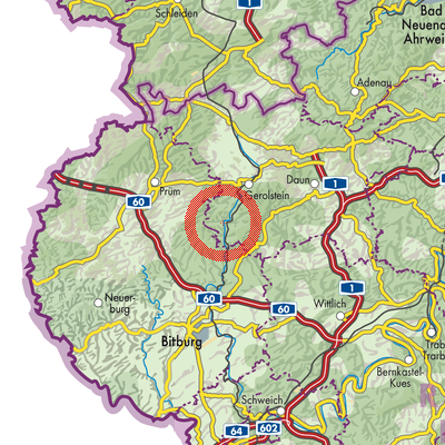 Landkarte Mürlenbach