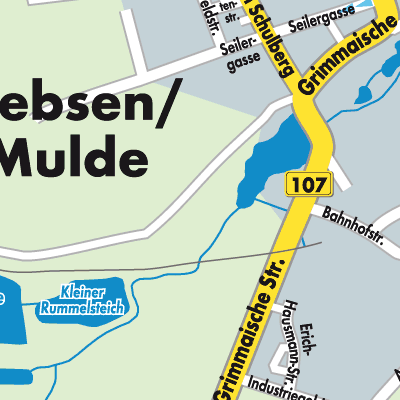 Stadtplan Trebsen/Mulde