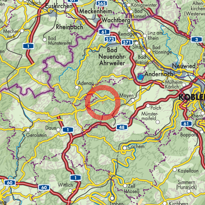 Landkarte Nachtsheim