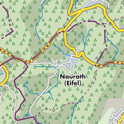 Übersichtsplan Naurath (Eifel)