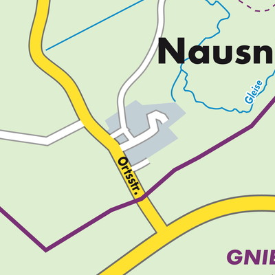 Stadtplan Nausnitz