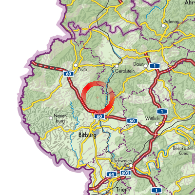 Landkarte Neidenbach