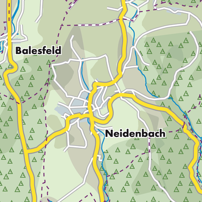 Übersichtsplan Neidenbach