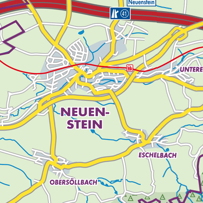 Übersichtsplan Neuenstein