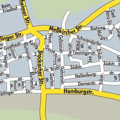 Stadtplan Neuhausen ob Eck
